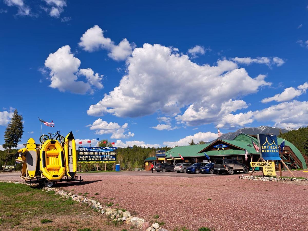 Sky Eco - Glacier General Store And Cabins Coram Exterior photo